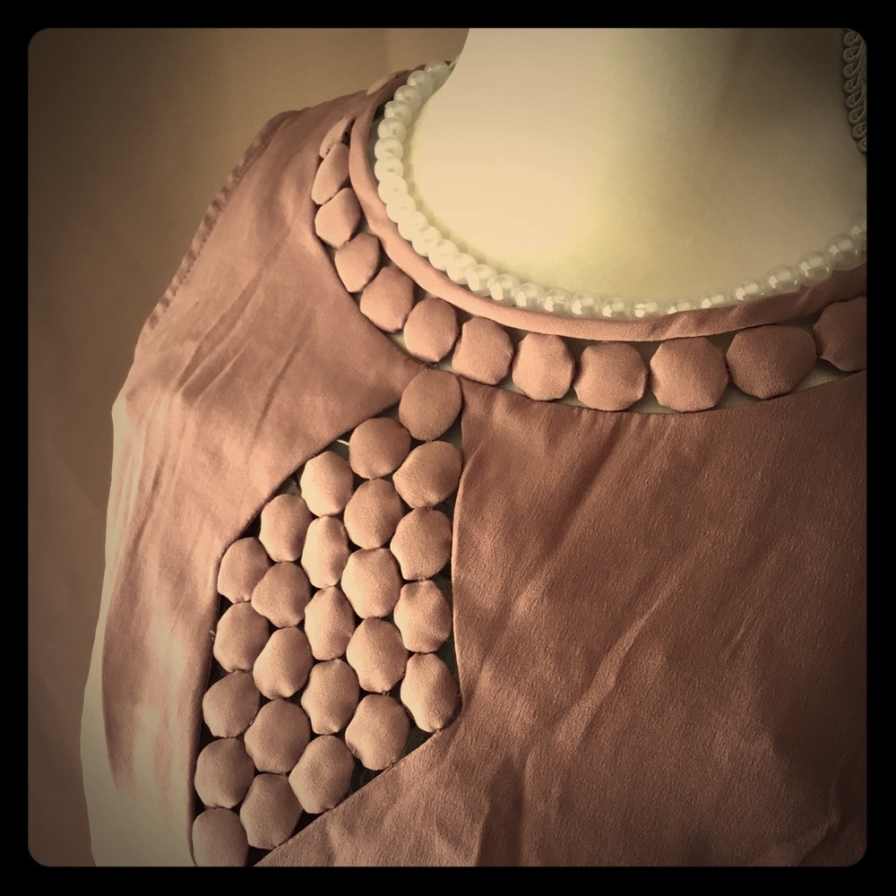 Banana Republic rose pink top